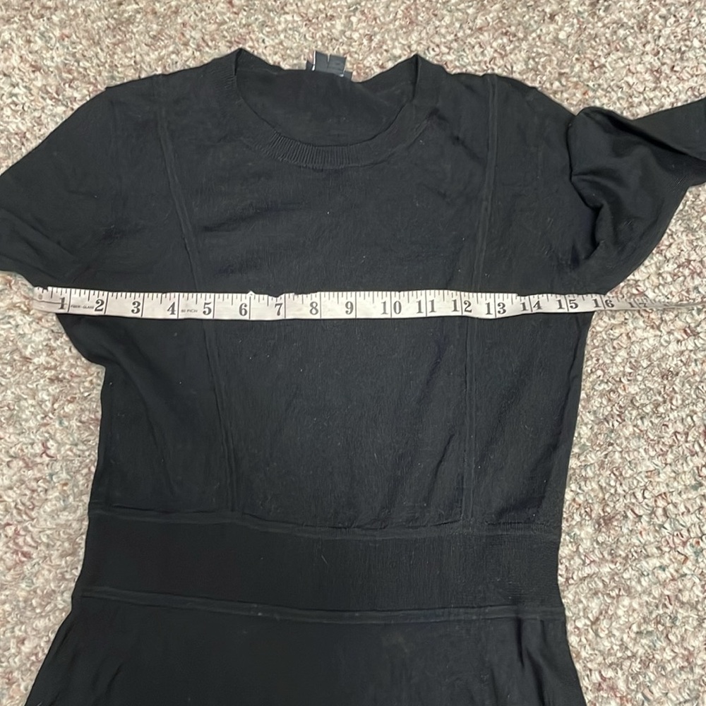 Theory 95% wool long sleeve knit dress - Picture 3 of 8